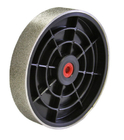 Ruber bond Electroplated Diamond Grinding Wheel Flat Edge Polishing Wheel for lapidary &amp; Glass polishing proveedor