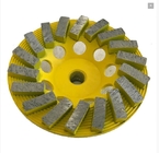 YSD Metal Bond Turbo Segment Concrete Floor Diamond Grinding Cup Wheels proveedor