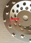 PCD Chip Diamond Grinding Cup Wheel for concrete epoxy floor coating removal proveedor