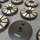 3&quot; 4&quot; Inch 10 Segments Diamond Grinding Shoes/Disc with Hook &amp; Loop Backers for STI Floor Grinder Polisher proveedor