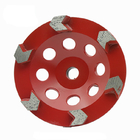 7 rueda dividida en segmentos Flecha-formada de Diamond Grinding de la pulgada 180m m para moler el granito duro, mármol proveedor