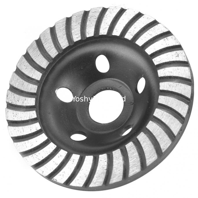 4 corte rápido Diamond Corrugated Grinding Wheel With de la pulgada 105m m muy poco polvo, usado para el pulido seco o mojado proveedor