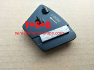 YSD 2 PCD Chips with 1 Diamond Segment Trapezoid PCD Scraper Plate for surface preparation proveedor