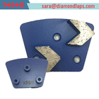Trapezoid Concrete Metal Bond Segments Grinding Scraper Pads for Concrete Floor Used for Diamatic Grinder proveedor