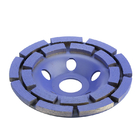 Diamond Double-Row Grinding Wheels Are utilizó para el granito semiduro, ladrillo, bloque, hormigón de piedra proveedor