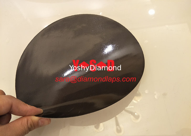 12&quot; Flexible diamond grinding disc with magnetic backing for glass polishing proveedor
