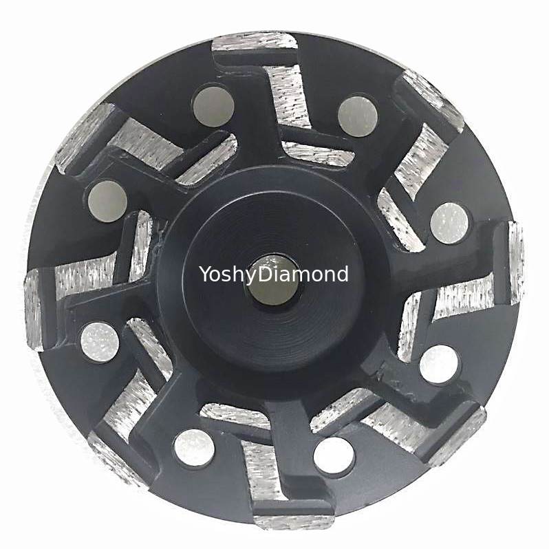 5&quot; Inch 7&quot; Inch S segment Aggressive Diamond Grinding Concrete Cup Wheels for concrete proveedor