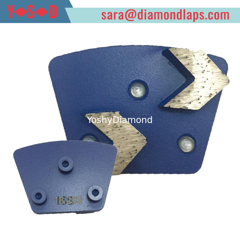 2 zapatos del diamante del enlace del metal del trapezoide del segmento de la flecha con el forro del tornillo proveedor